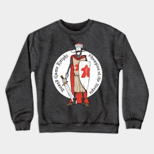 Board Game Knight Medallion Crewneck Sweatshirt